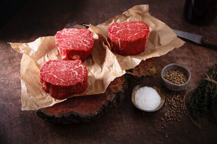 Cuts of Aged Natural Beef